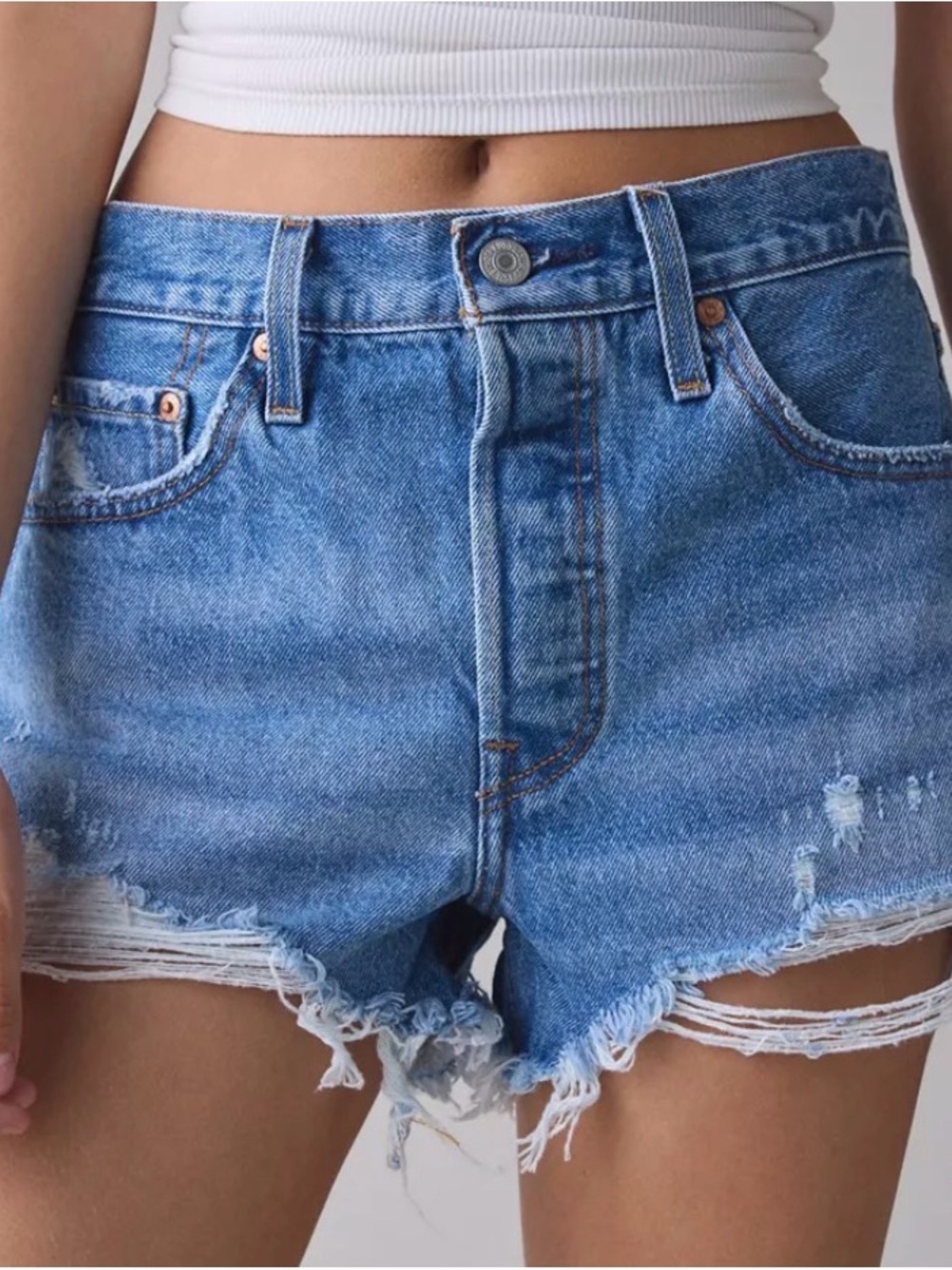 Levi's 501 Original Denim Women's Shorts (size 28)
